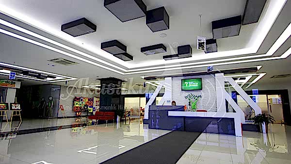 MİNGƏÇEVİR DOĞA KOLEJİ LOBİ DEKORASYONU
